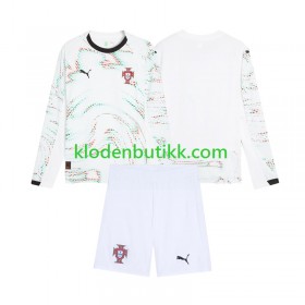 Portugal Barn Borte Fotballdrakt 2025 Langermet